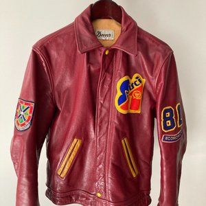Vintage 1981 QUEENS UNIVERSITY LEATHER JACKET Mint